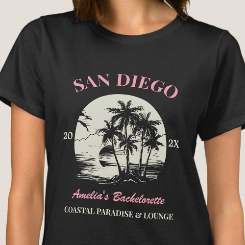 Beach Bachelorette Party Girls Weekend Trip Bride T_Shirt