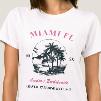 Beach Bachelorette Party Girls Weekend Trip Custom T-Shirt