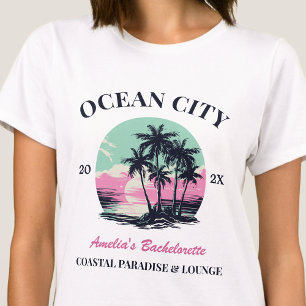Beach Bachelorette Party Matching Girls Weekend T-Shirt