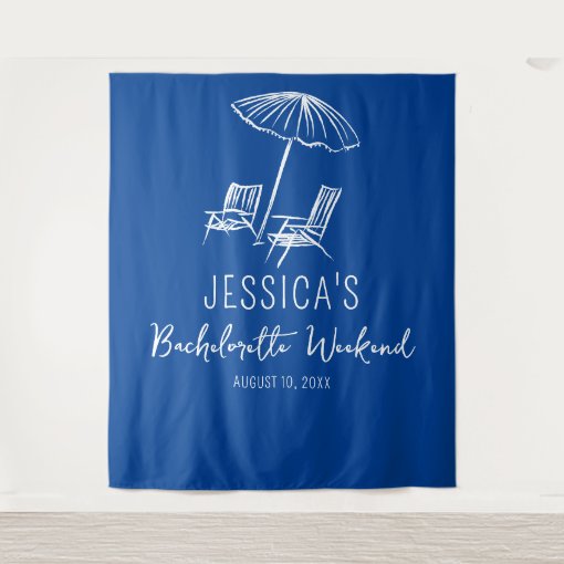 Beach Bachelorette weekend Backdrop Photo booth | Zazzle