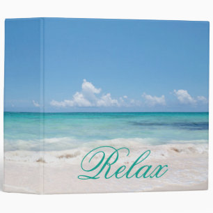 Beach Backgroud Binder