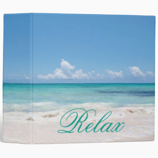 Beach Backgroud Binder