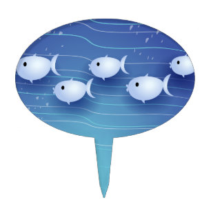 Beach background,cake topper