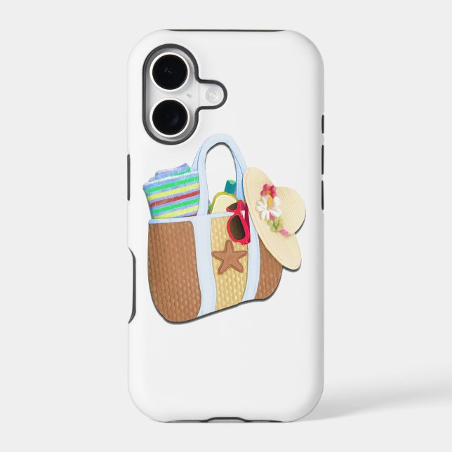 Beach Bag Bingo copy Iphone Case (Back)