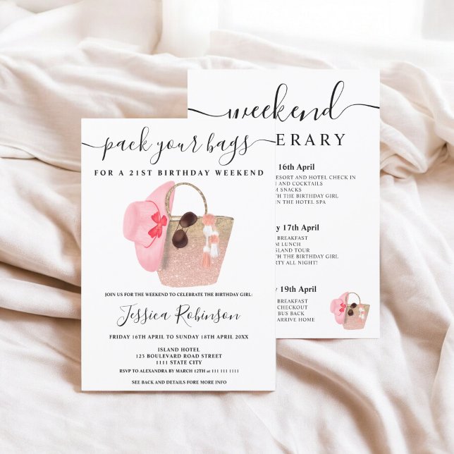 Beach bag birthday glitter program weekend (Beach bag birthday glitter program weekend)