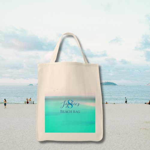 Beach bag with personalizable name 