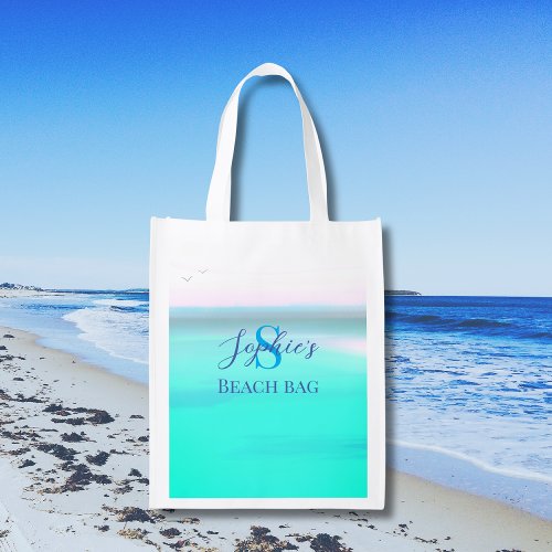 Beach bag with personalizable name 