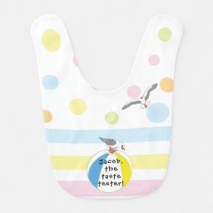 Beach Ball Baby Bib
