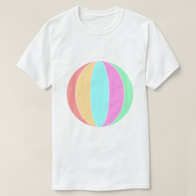 Beach Ball Ball Beach T-Shirt (Design Front)