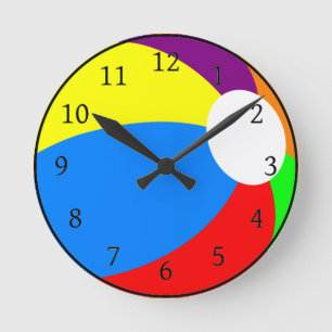 Beach Ball Clock