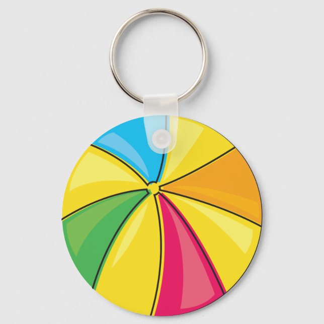 beach ball keychain (Front)