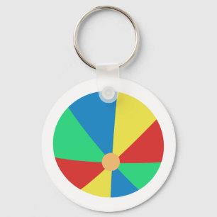 Beach Ball Keychain