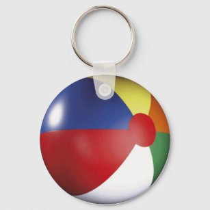 beach ball keychain