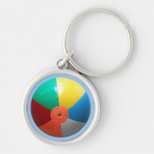 Beach Ball Keychain