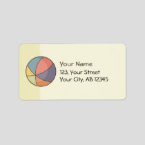 Beach Ball Label