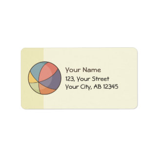 Beach Ball Label