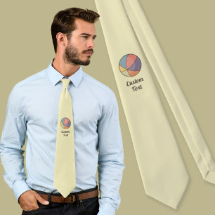 Beach Ball Neck Tie