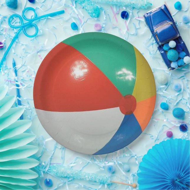Beach Ball Paper Plates (Party)