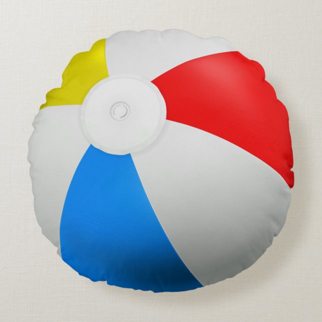 Beach Ball Pillow Pouf (Front)