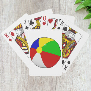 Beach Ball Playing Cards
