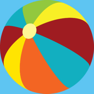 beach ball plates zazzle