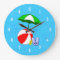 Beach Ball Pool Toys Wall Clock White Numbers