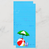 Beach Ball Pool Umbrella Template (Front/Back)