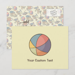 Beach Ball Postcard