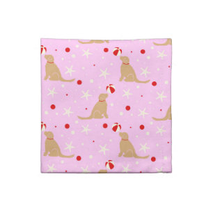 Beach Ball Pups Cotton Candy Cotton Pink Napkin