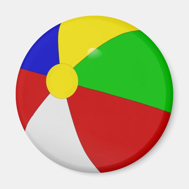 Beach Ball Stateroom Door Marker Magnet (Front)