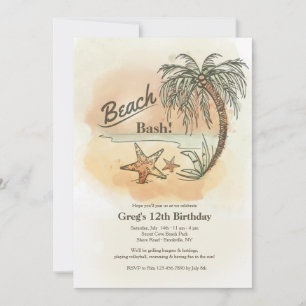 Beach Bash Invitation