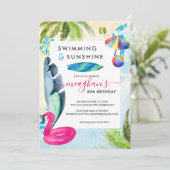 Beach Bash | Summer Party Invitation (Standing Front)