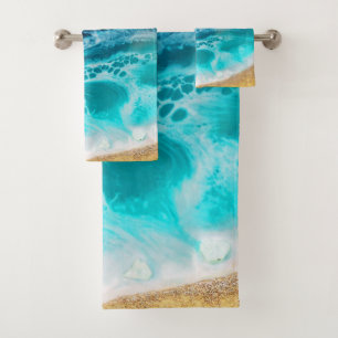 Beach bath towel set