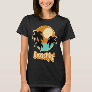 Beach Beaching with Sunset Palm Beach Holiday T-Shirt