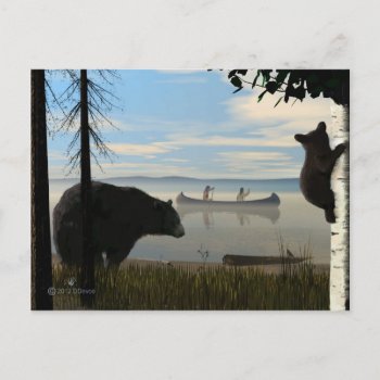 Beach Bears Postcard by Bluestar48 at Zazzle
