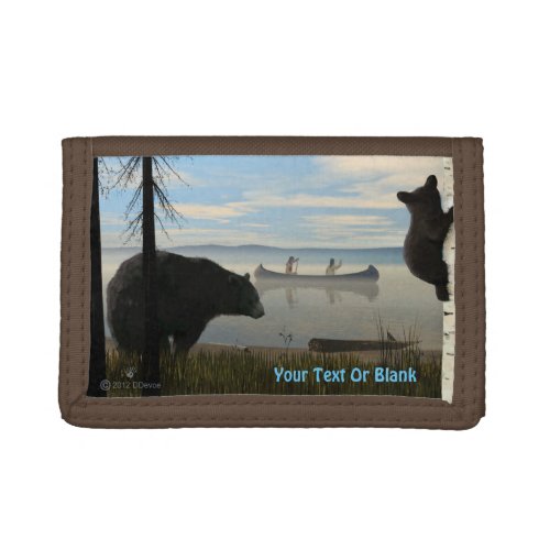 Beach Bears Tri_fold Wallet