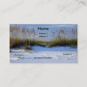 Beach Beauty Business Card