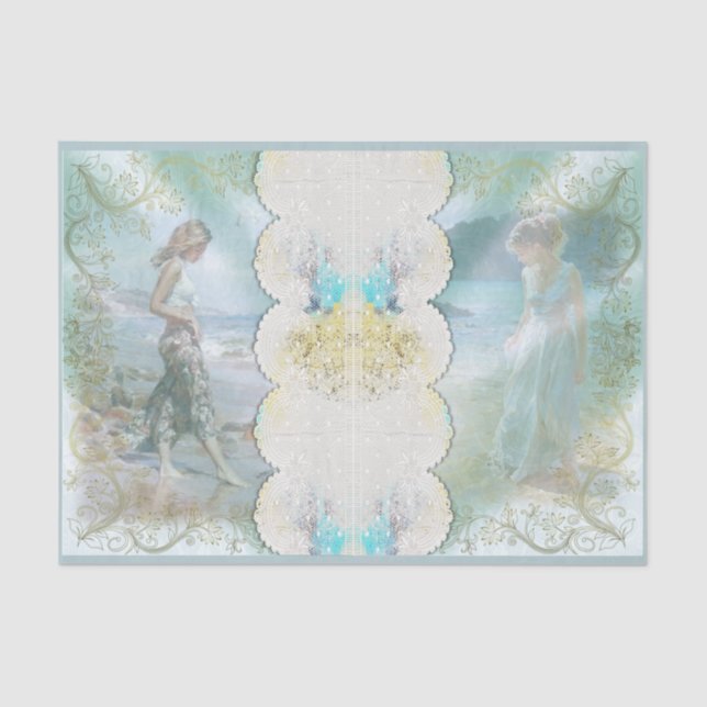 Beach Beauty Design Series 7 Tissue Paper (Front)