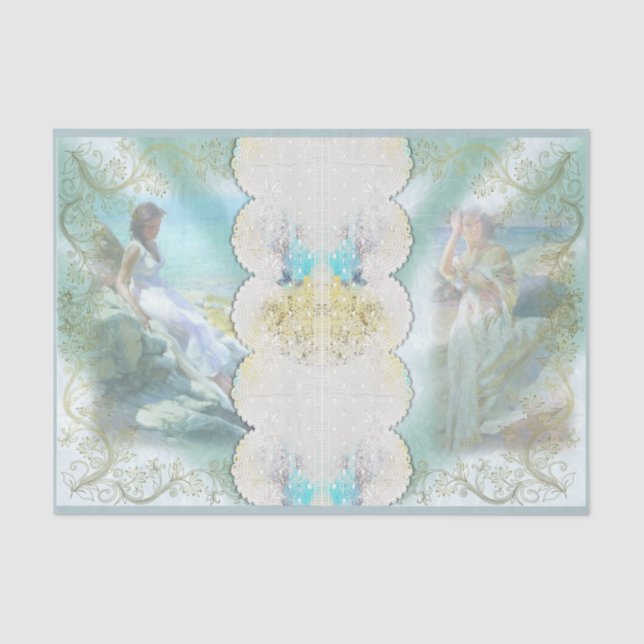 Beach Beauty Design Series 8 Tissue Paper (Front)