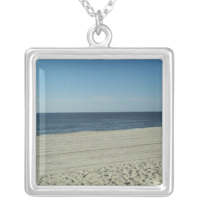 Beach Beauty Silver Plated Necklace (Front)