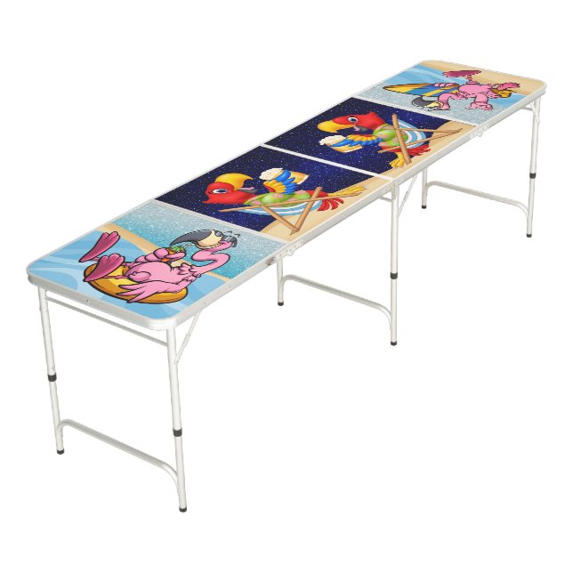 Beach Beer Pong Table (Angled)