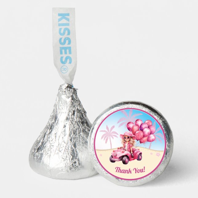 Beach Birthday Party Hershey®'s Kisses® (Front)