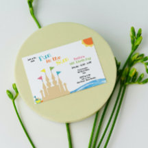 Beach Birthday Party Invitation