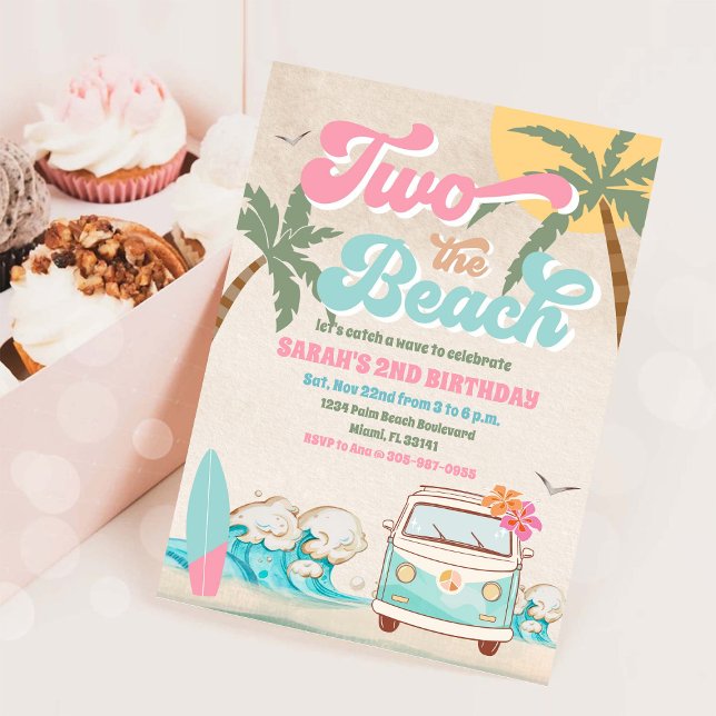 Beach Birthday Surf Party Invitation (Creator Uploaded)