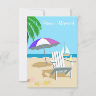 Beach Blessed Invite