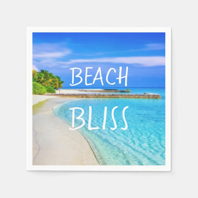 Beach Bliss Napkins (Front)