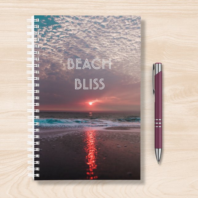 Beach Bliss Tropical Paradise Sunset Editable Planner (Creator Uploaded)