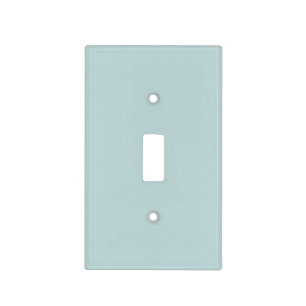 Beach Blue Solid Color Light Switch Cover