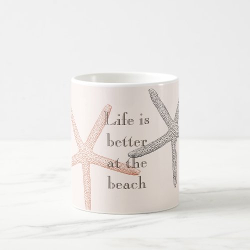 Beach Blue Starfish  Coffee Mug