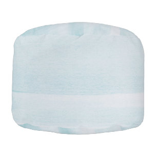 Beach Blue Watercolor Pouf